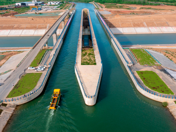 淠河總干渠渡槽